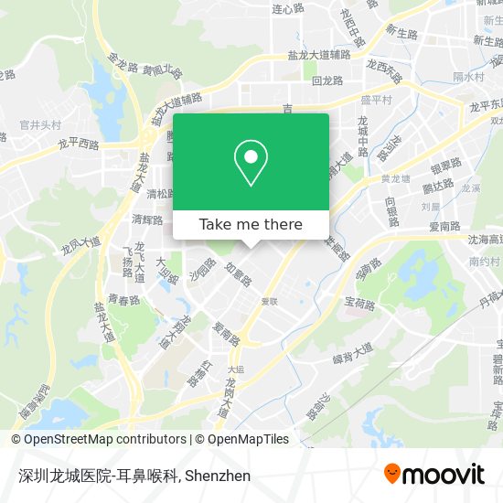 深圳龙城医院-耳鼻喉科 map