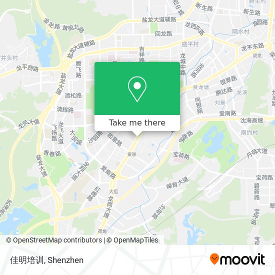佳明培训 map