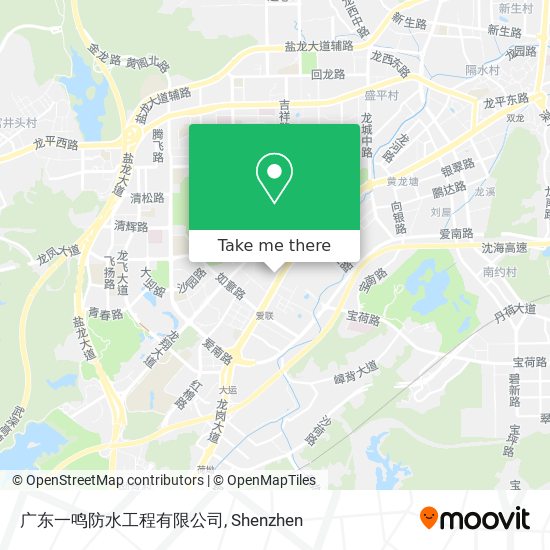 广东一鸣防水工程有限公司 map