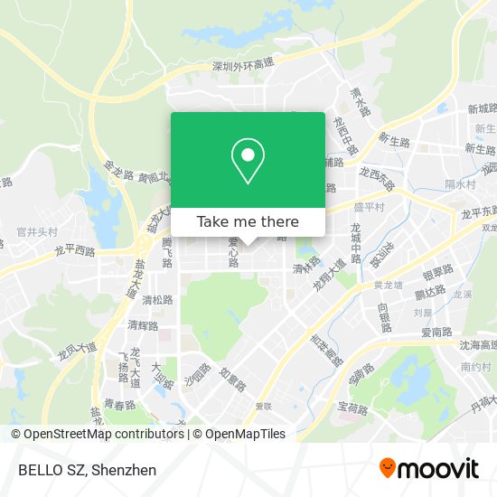 BELLO SZ map