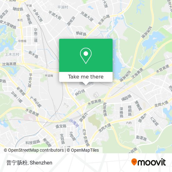 普宁肠粉 map