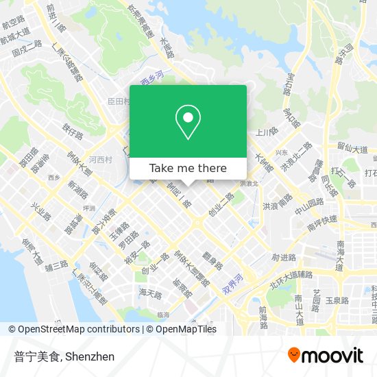 普宁美食 map
