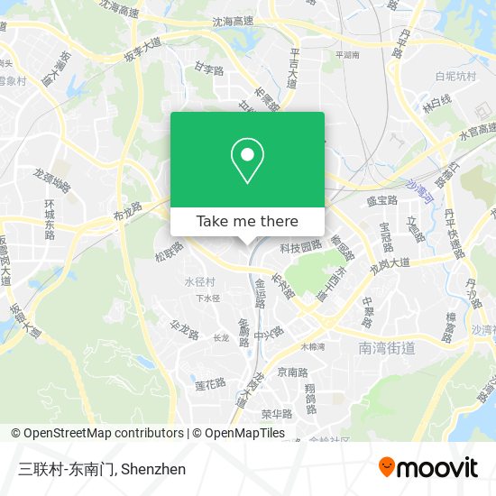三联村-东南门 map