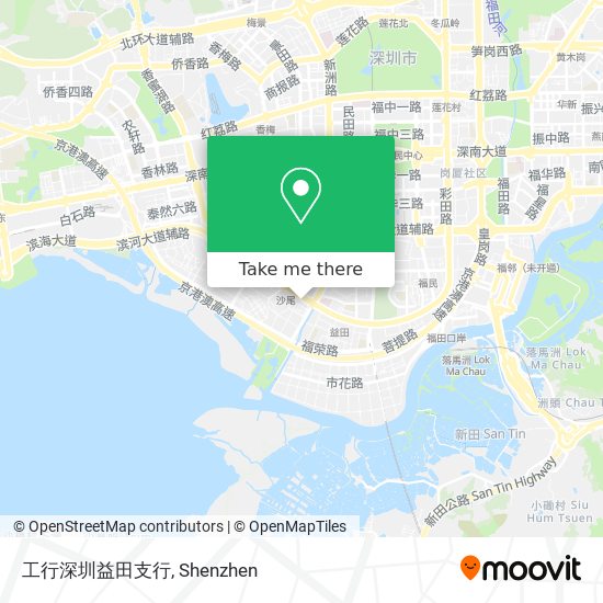 工行深圳益田支行 map