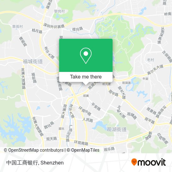 中国工商银行 map