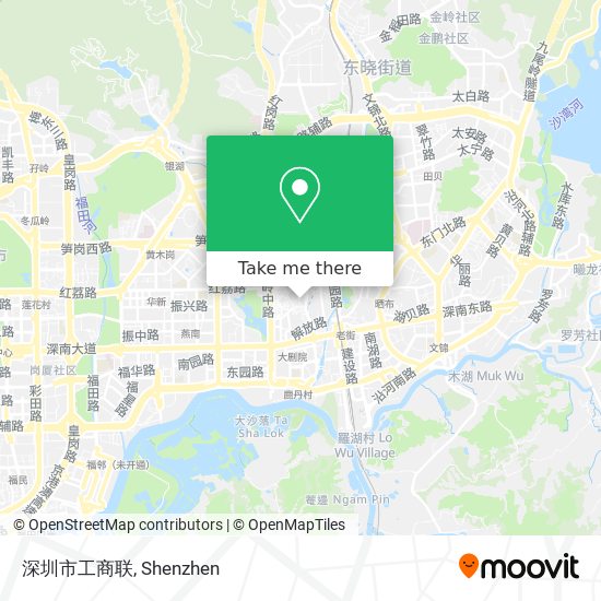 深圳市工商联 map