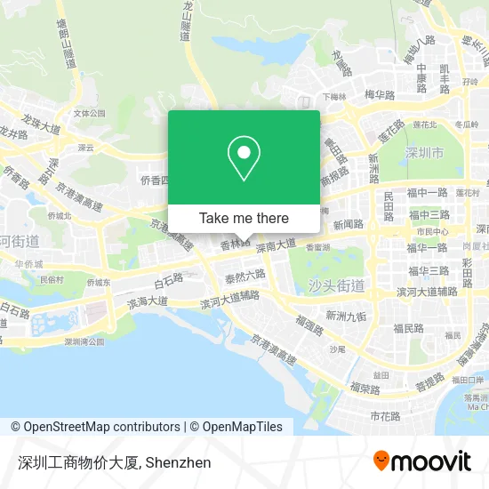 深圳工商物价大厦 map