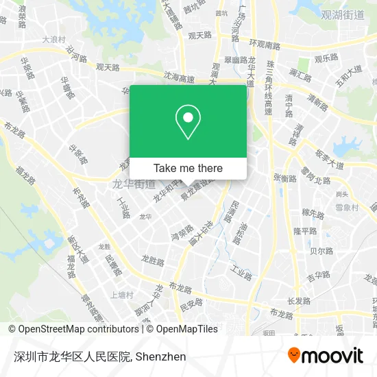 深圳市龙华区人民医院 map