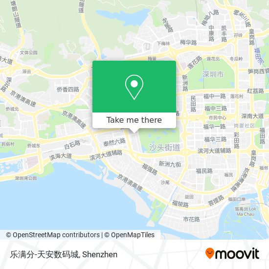 乐满分-天安数码城 map