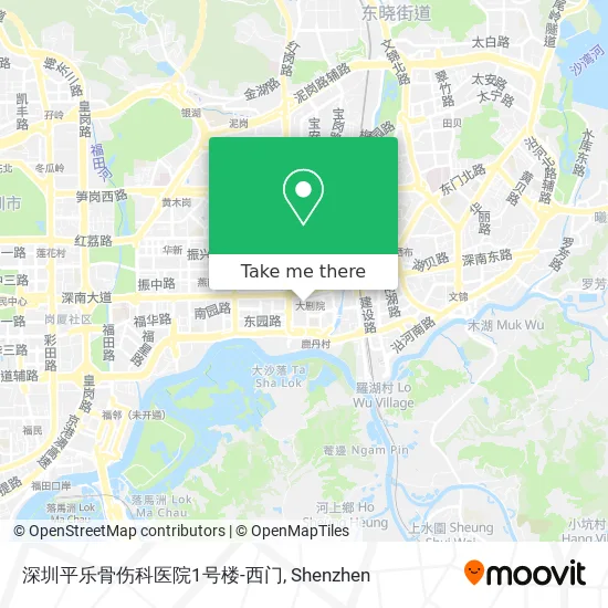 深圳平乐骨伤科医院1号楼-西门 map