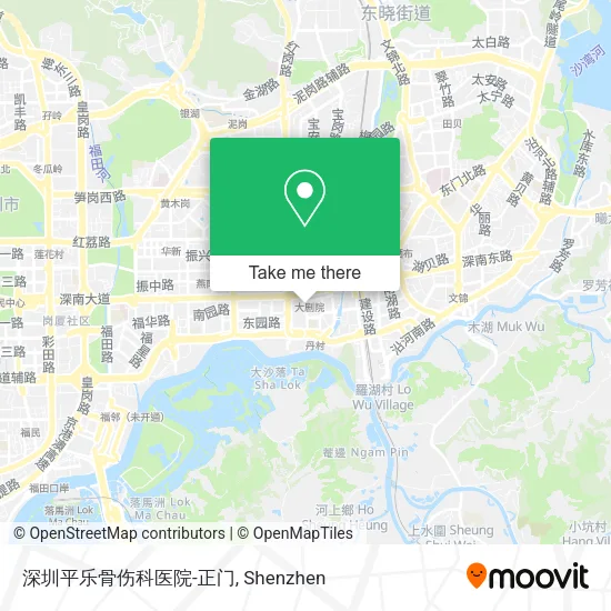 深圳平乐骨伤科医院-正门 map