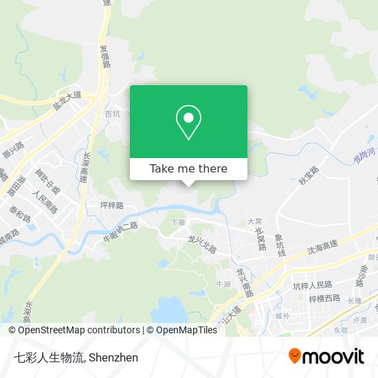 七彩人生物流 map