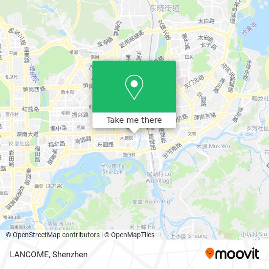 LANCOME map