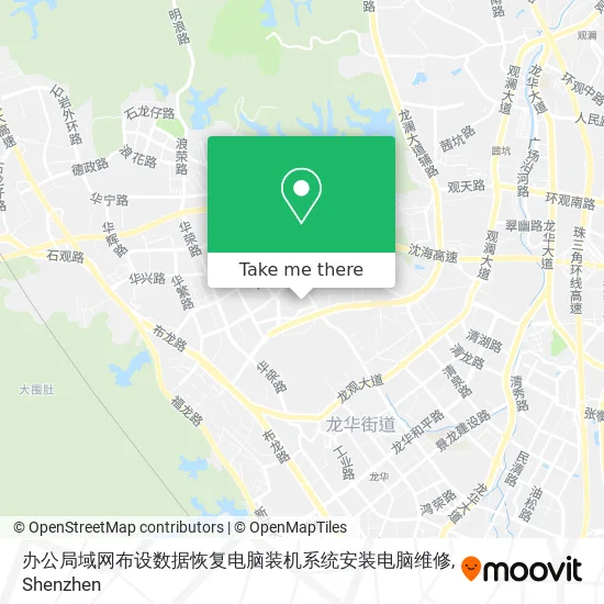 办公局域网布设数据恢复电脑装机系统安装电脑维修 map