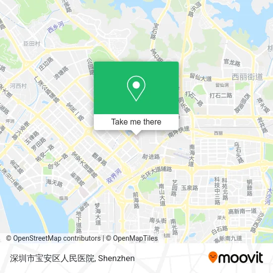 深圳市宝安区人民医院 map