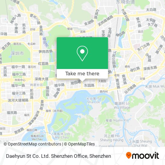 Daehyun St Co. Ltd. Shenzhen Office map