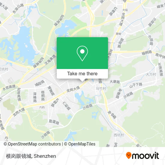 横岗眼镜城 map