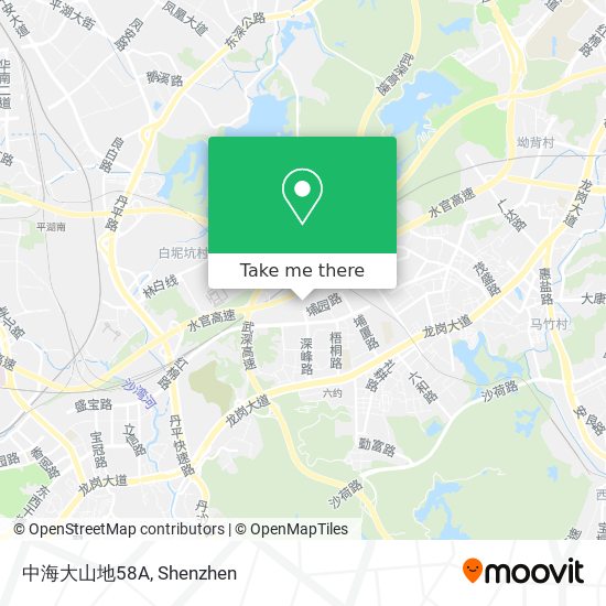 中海大山地58A map