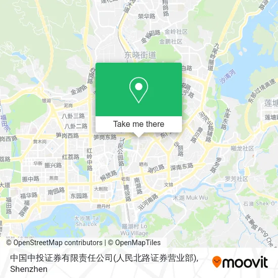 中国中投证券有限责任公司(人民北路证券营业部) map