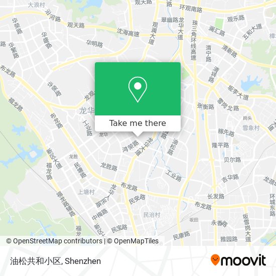 油松共和小区 map