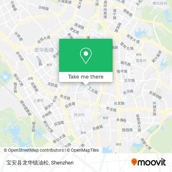 宝安县龙华镇油松 map