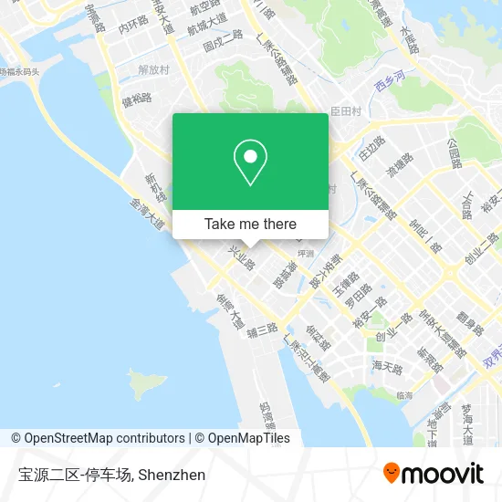 宝源二区-停车场 map