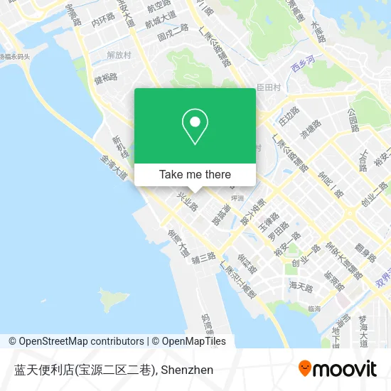 蓝天便利店(宝源二区二巷) map
