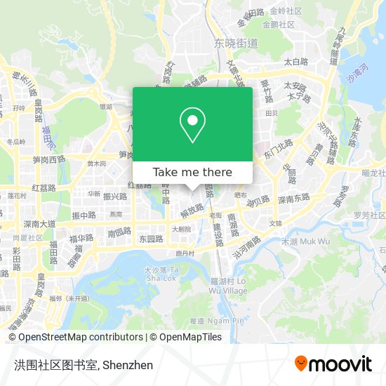 洪围社区图书室 map