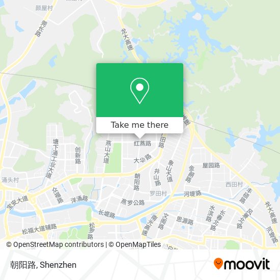 朝阳路 map