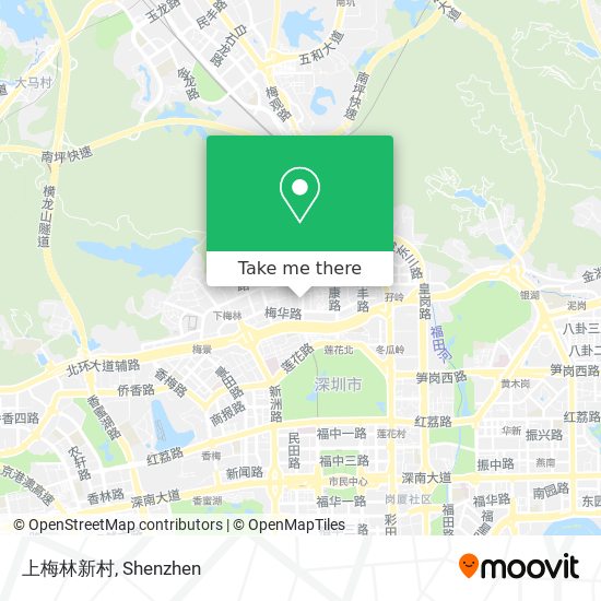 上梅林新村 map