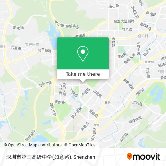 深圳市第三高级中学(如意路) map