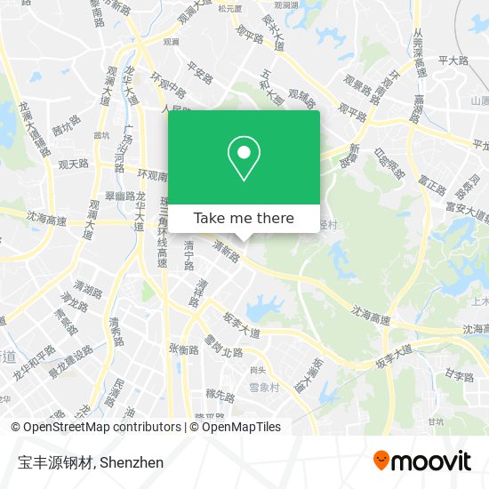 宝丰源钢材 map