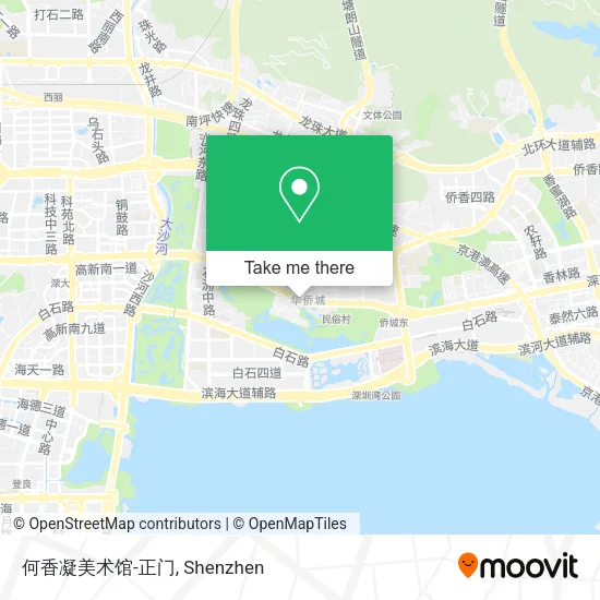 何香凝美术馆-正门 map