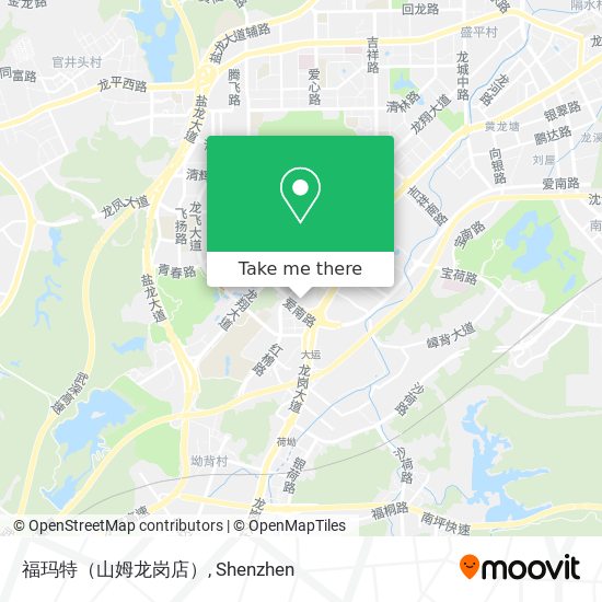 福玛特（山姆龙岗店） map