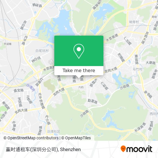 赢时通租车(深圳分公司) map