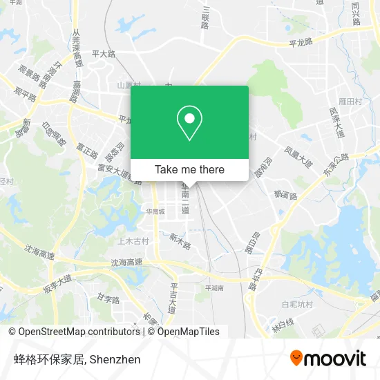 蜂格环保家居 map