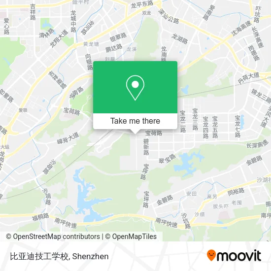 比亚迪技工学校 map
