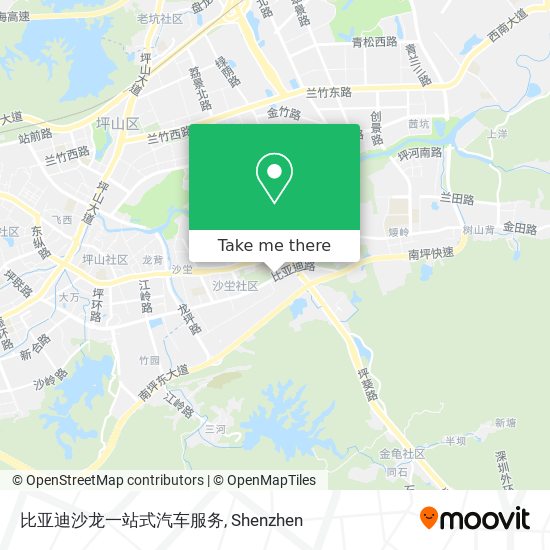 比亚迪沙龙一站式汽车服务 map