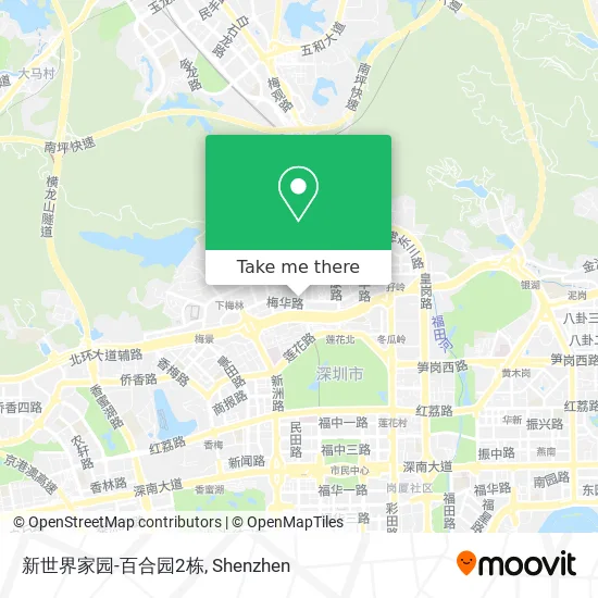 新世界家园-百合园2栋 map