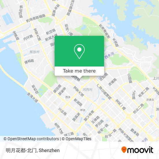 明月花都-北门 map