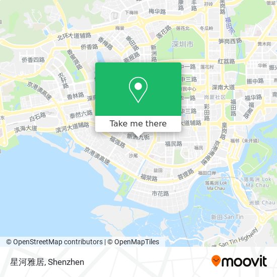 星河雅居 map