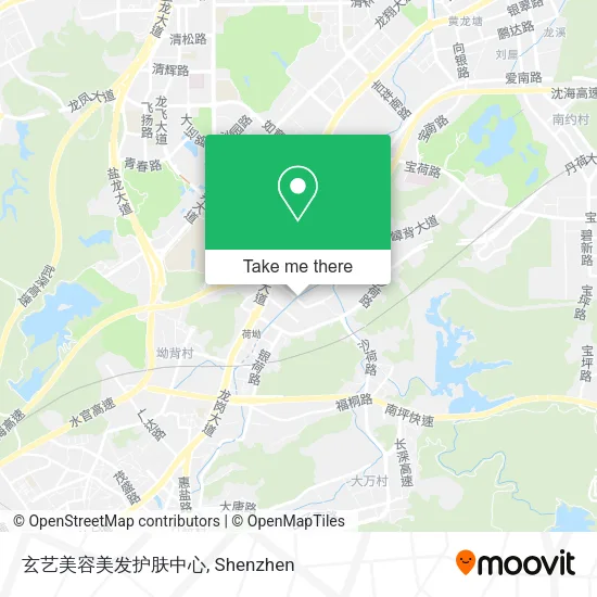 玄艺美容美发护肤中心 map