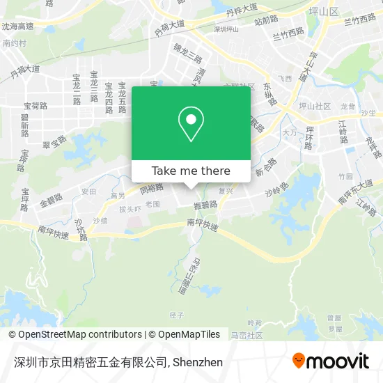 深圳市京田精密五金有限公司 map
