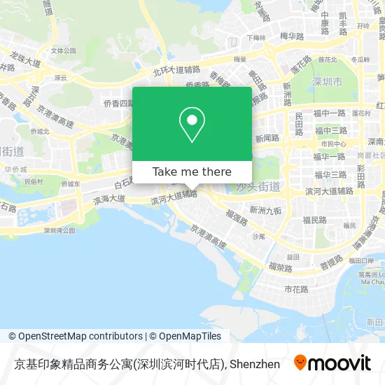 京基印象精品商务公寓(深圳滨河时代店) map