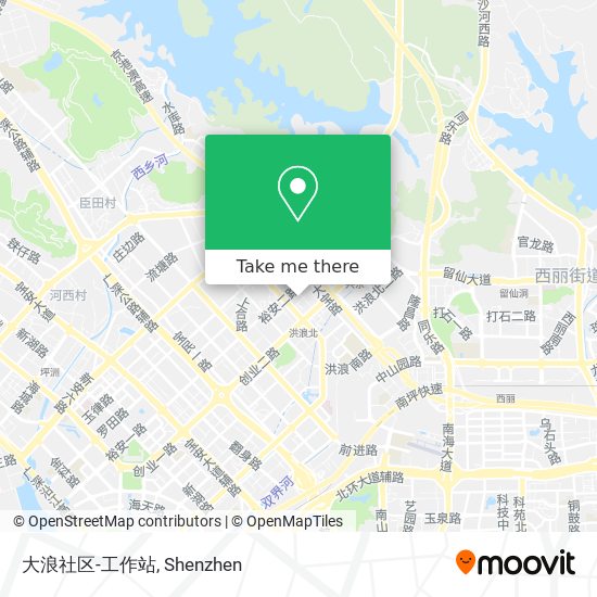 大浪社区-工作站 map