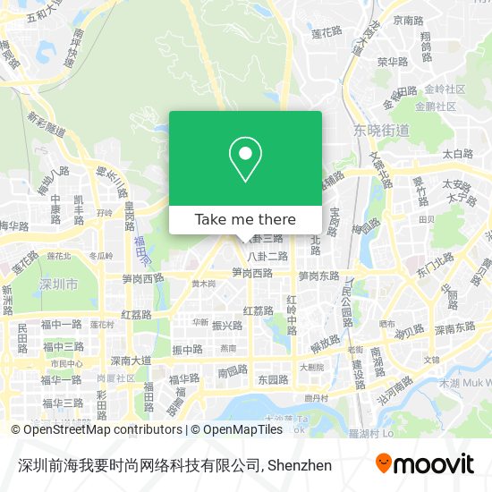 深圳前海我要时尚网络科技有限公司 map