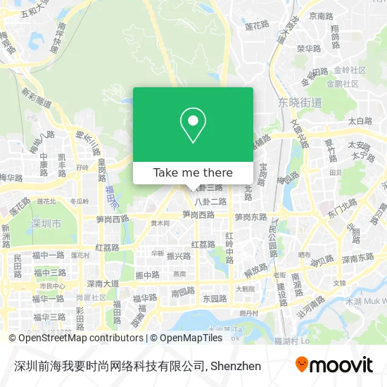 深圳前海我要时尚网络科技有限公司 map