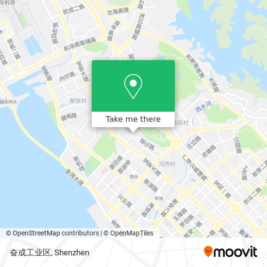 奋成工业区 map