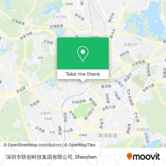 深圳市联创科技集团有限公司 map