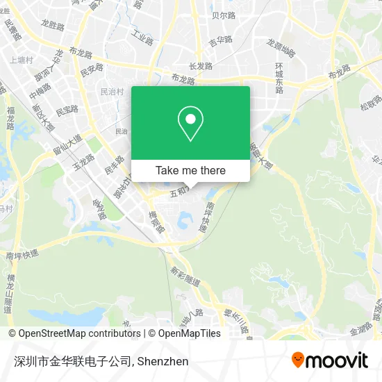 深圳市金华联电子公司 map